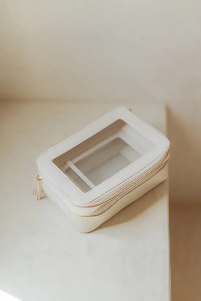 COSMETIC BAG SET CREME