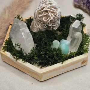 Diffuser mit Wüstenrose und Kristallen