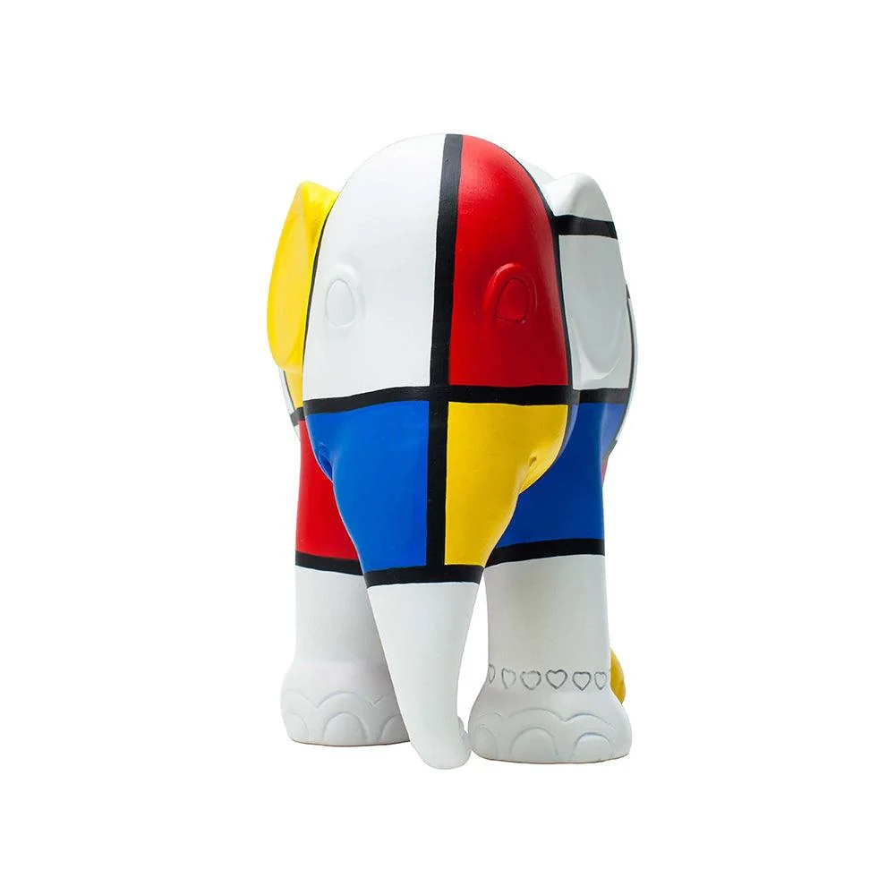 Elefantenparade Elefant Hommage Mondriaan 20 cm Limitierte Auflage 750 Stück HOMMAGE MONDRIAAN 20