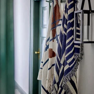 Frankie Decke, Blue, Recycelte Baumwolle
