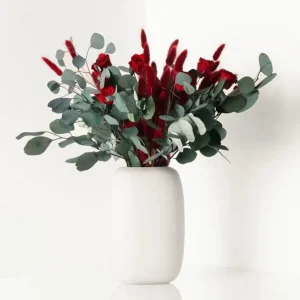 Scarlet Bouquet Naturally Long-Lasting Flowers