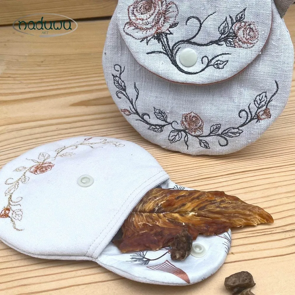 Stickdatei Round Rosi Bag 16x23, ITH runde Tasche