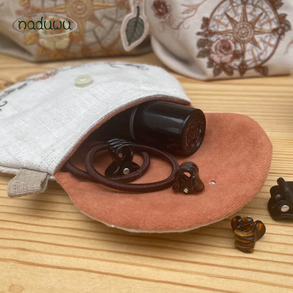 Stickdatei Round Rosi Bag 16x23, ITH runde Tasche