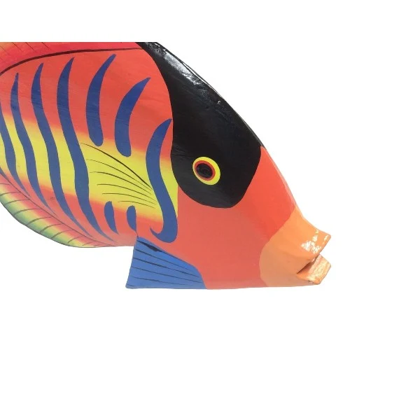 Tropischer Fisch Deko aus Holz 30cm