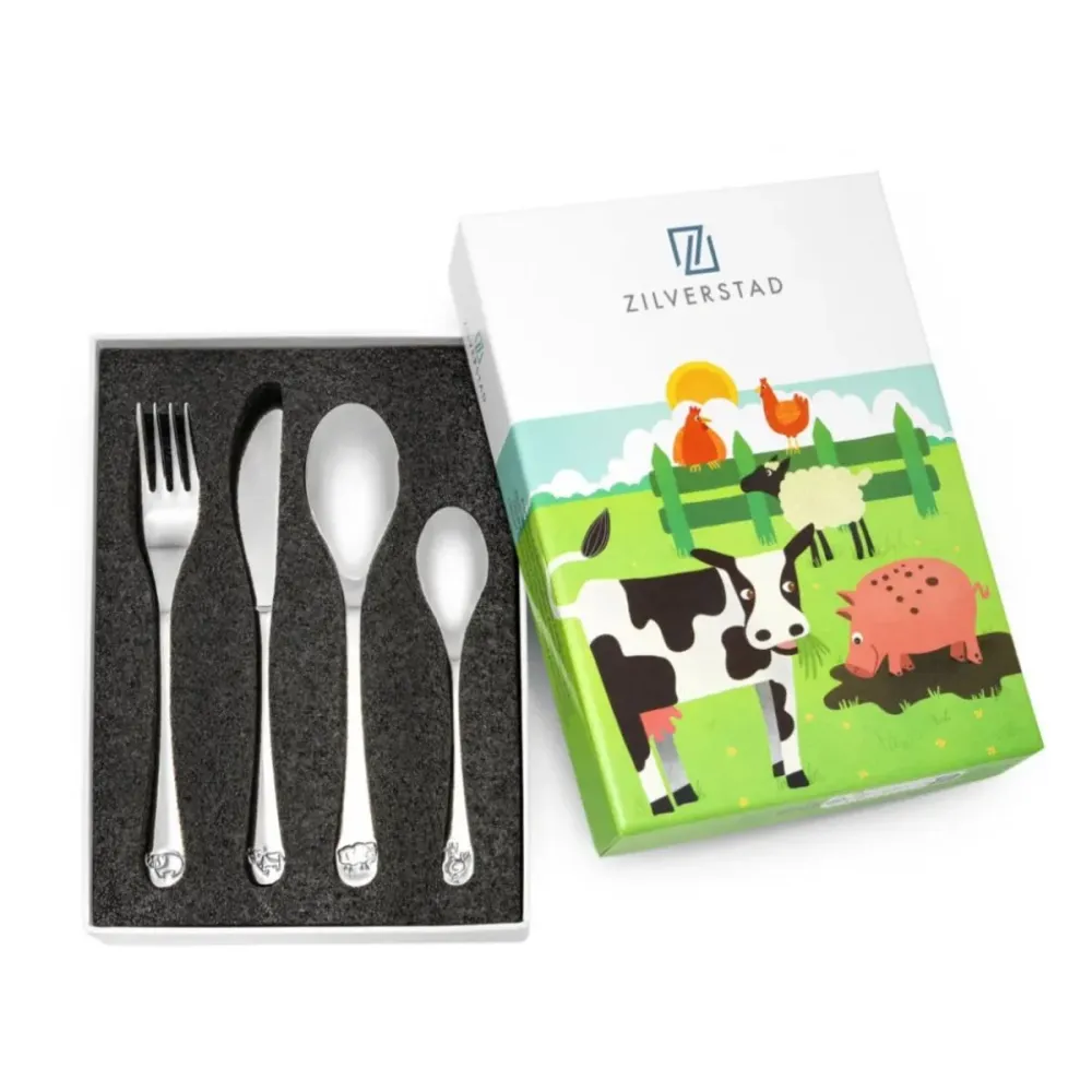 4-teiliges Besteck aus Edelstahl – Farm Zilverstad