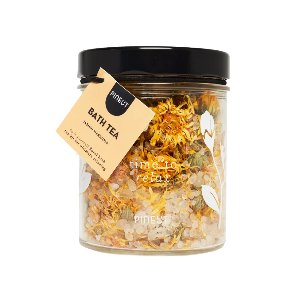 Badetee | Kanne | Jasmin & Ringelblume | Home Spa