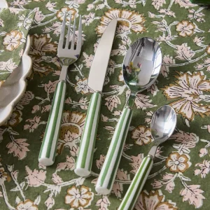 Besteck mit Keramikgriff – 24-teilig