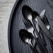 Besteck Set PURE - 24 Teile schwarz