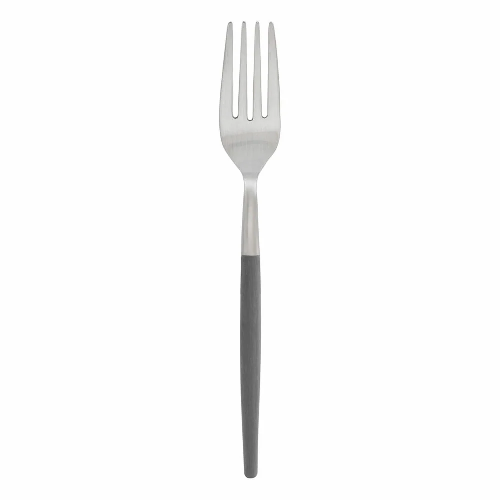 Blomus Gabel Maxime, Speisegabel, Tafelgabel, Besteck, Edelstahl matt, Kunststoff, Sharkskin, 64131