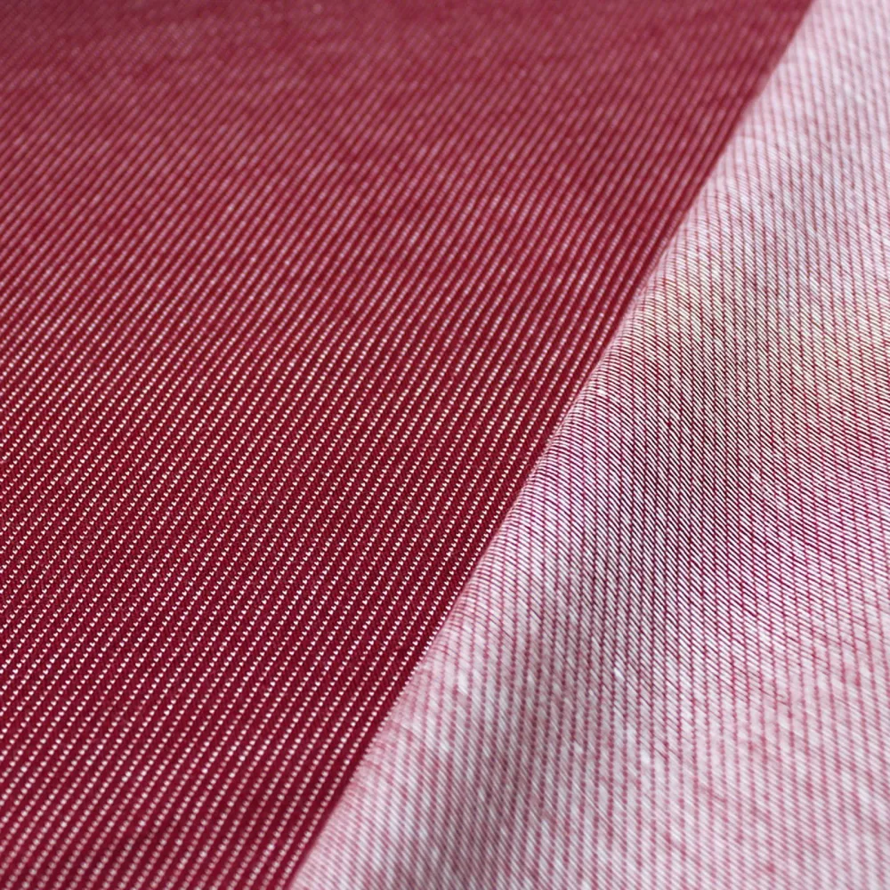 Fairtrade Bio Jacquard Strick de luxe Rot (GOTS)