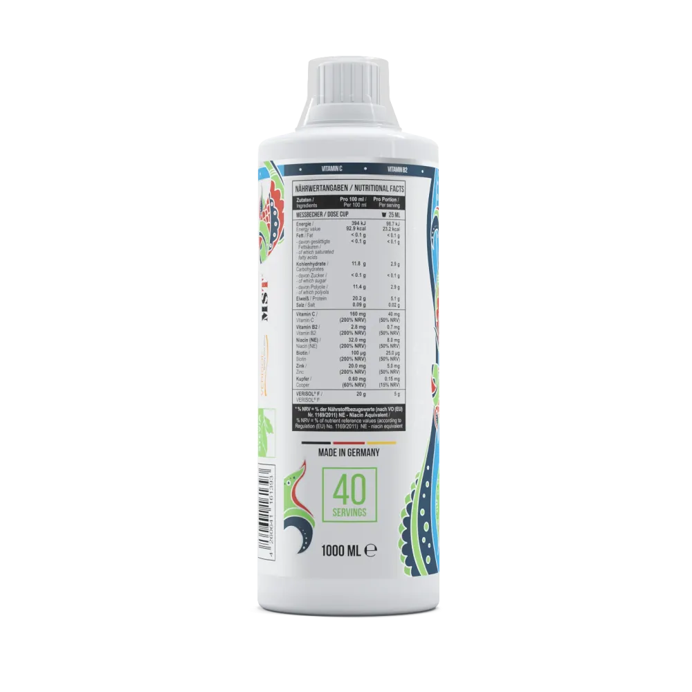Fish Collagen Peptides Verisol® 1000 ml Strawberry kiwi