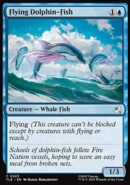 Flying Dolphin-Fish - Magic: Gathering | Avatar: Last Airbender: Eternal (Common) [TLE-223]