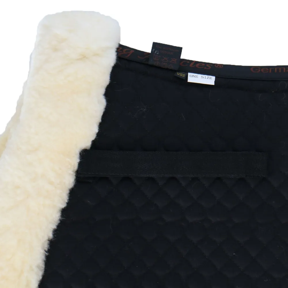 F.R.. Schabracke De Luxe Vielseitigkeit Vollfell Schwarz/Naturell