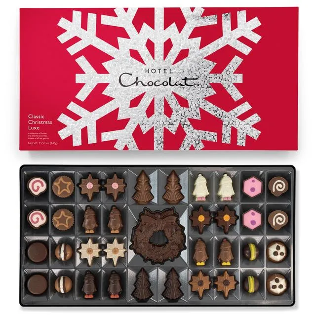 Hotel Chocolat Der klassische Weihnachts -Luxe 440g