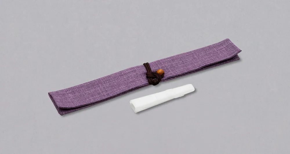 Japanische traditionelle Essstäbchen-Tasche — Fujiiro Helllila
