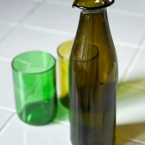 Karaffe aus Weinflaschen - Upcycling