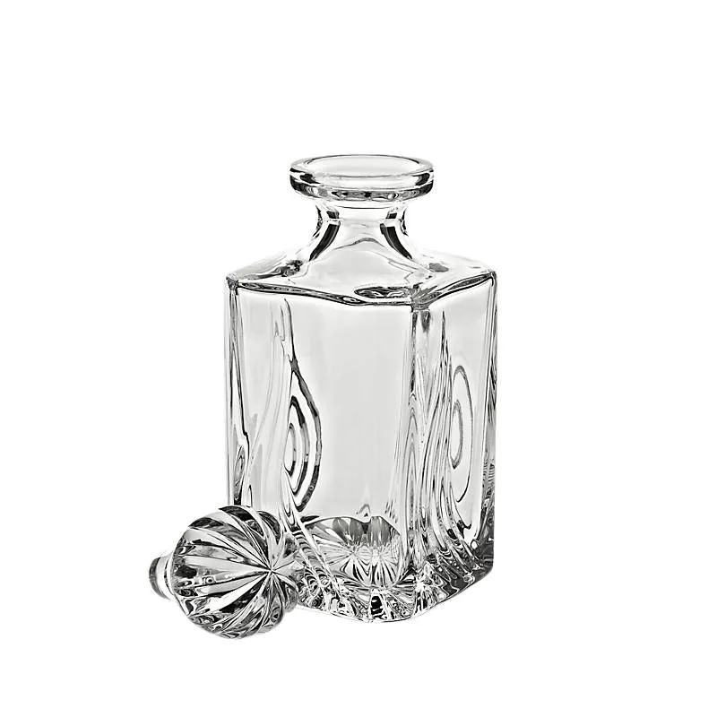 Karaffe Flame 800ml, Transparent, aus Bleikristall