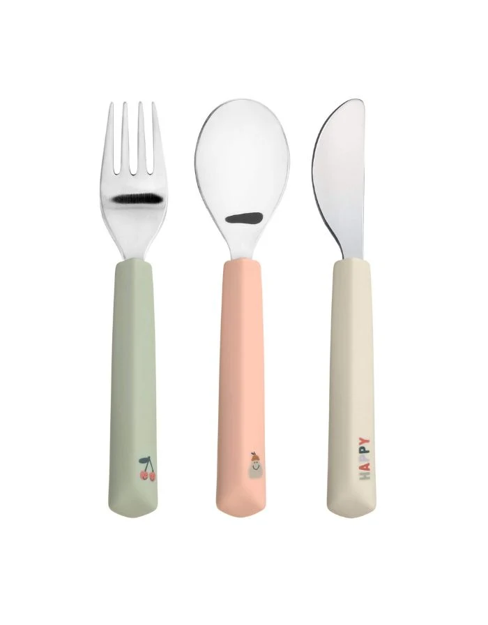 Kinder Besteck Set Happy Fruits I Cherry