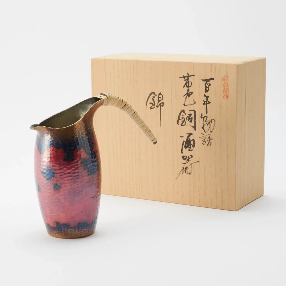 Krapp Rot Nishiki Chirori Sake-Karaffe