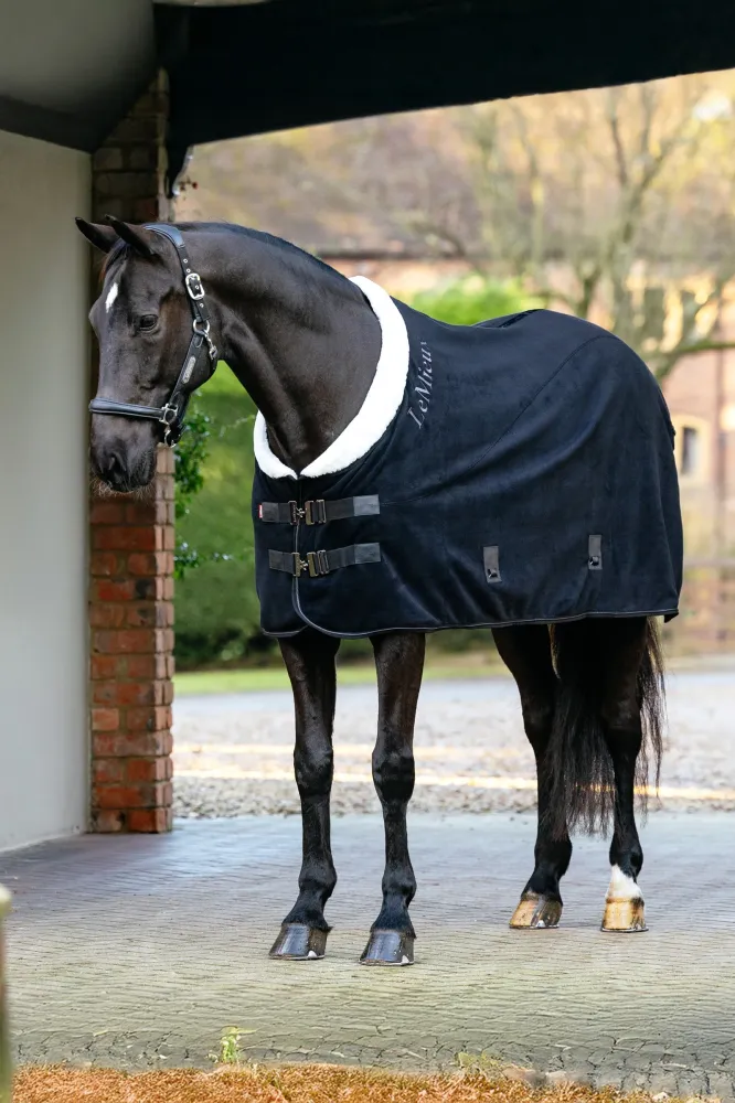 Kudos Luxe Fleece-Decke Black 135