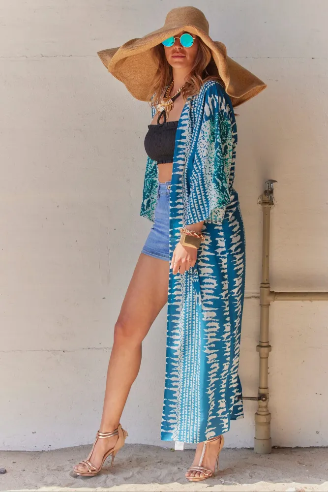 Mana Luxe | Blau | Kimono von Statebird