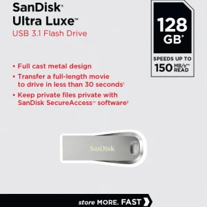 SANDISK USB 3.1 Stick 128GB, Ultra Luxe