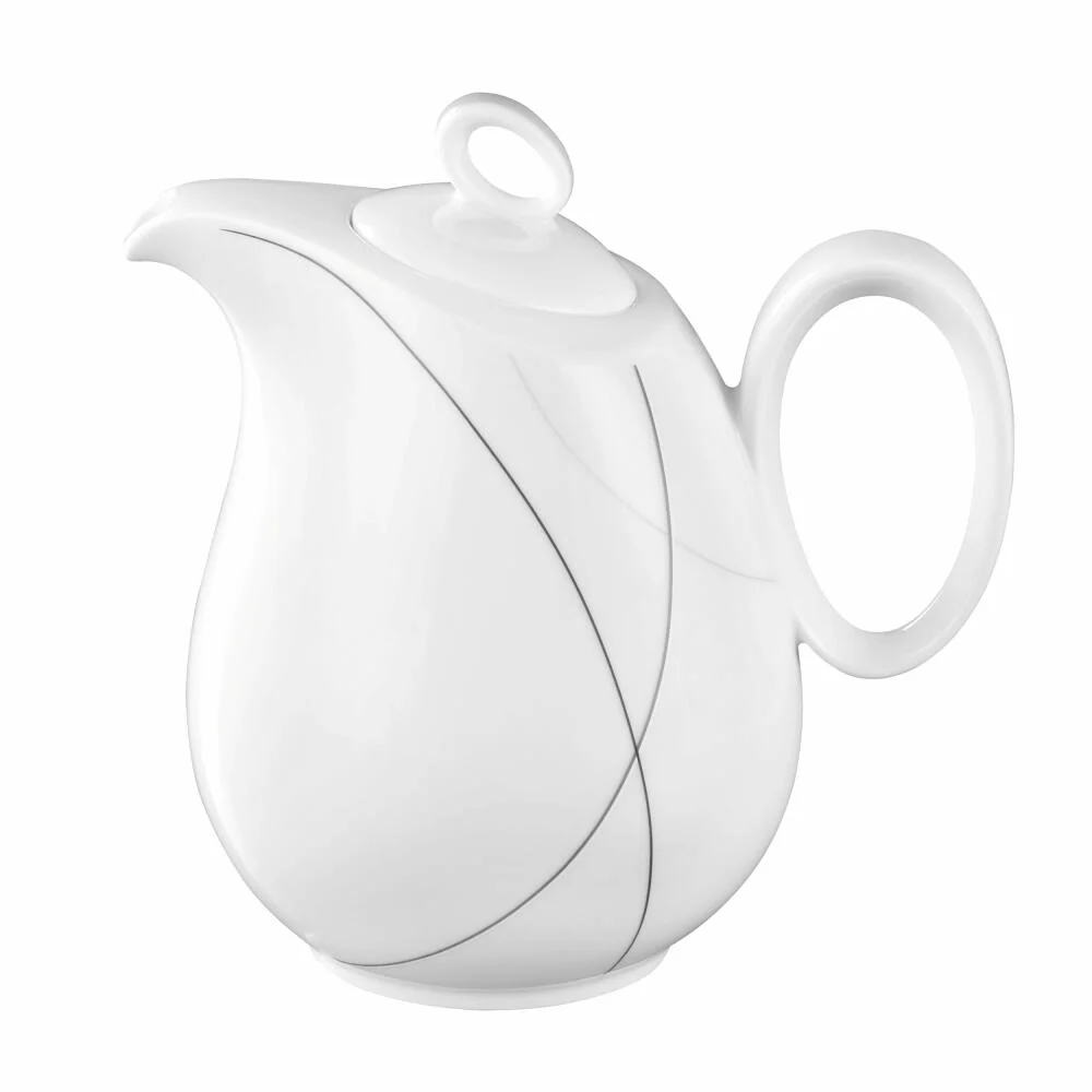 Seltmann Weiden Trio Kanne, Kaffeekanne, Teekanne, Porzellan, Highline, 1.3 L, 001.694625
