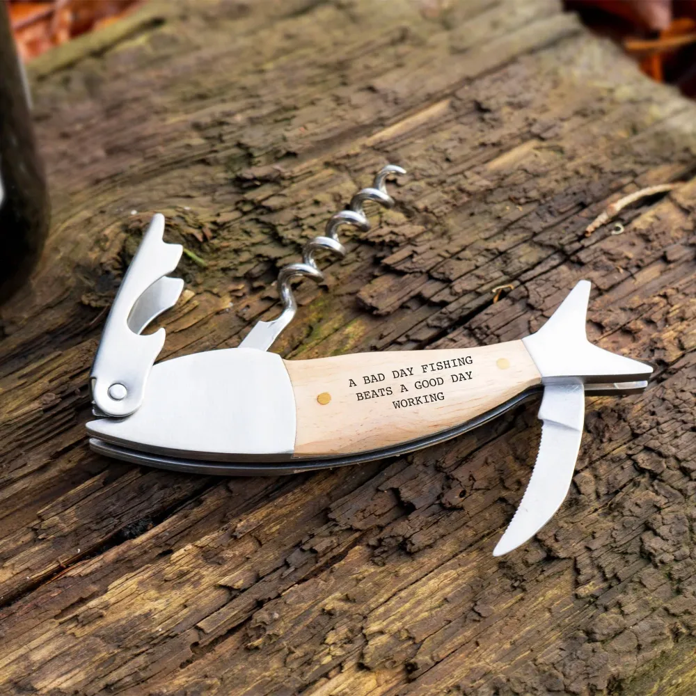 Sommelier Corkscrew Fish „Ein schlechter Angeltag…“