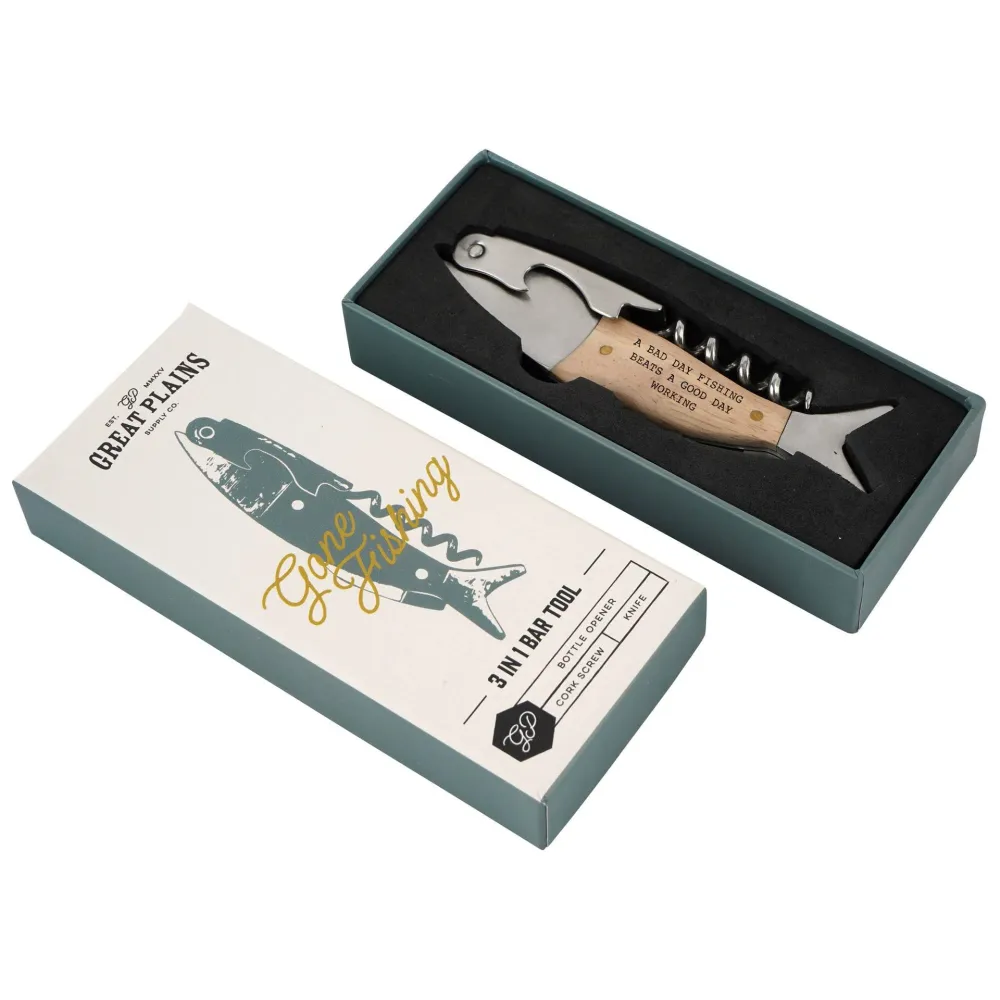 Sommelier Corkscrew Fish „Ein schlechter Angeltag…“