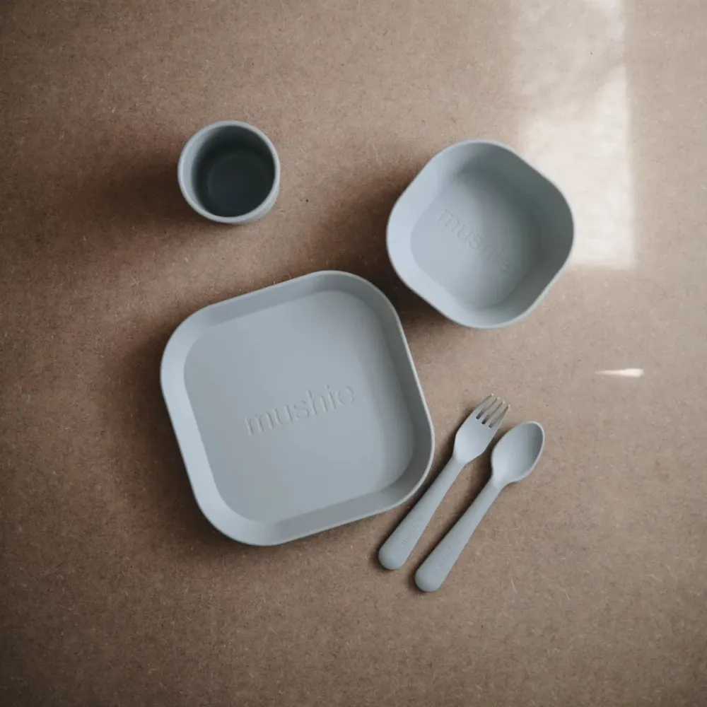 Mushie Besteck-Set Cloud 2-teilig