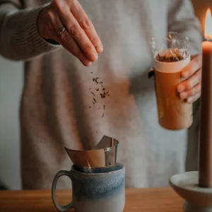 Wiederverwendbares Teesieb aus Edelstahl | Für Kanne & Tasse