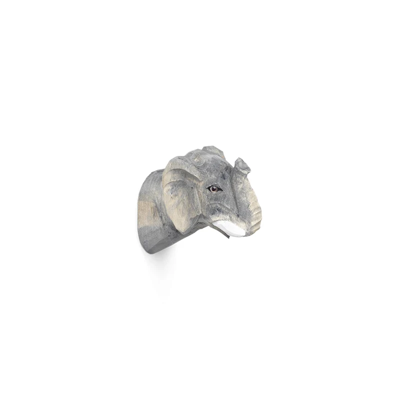 Ferm Living Wandhaken Elefant Light Grey