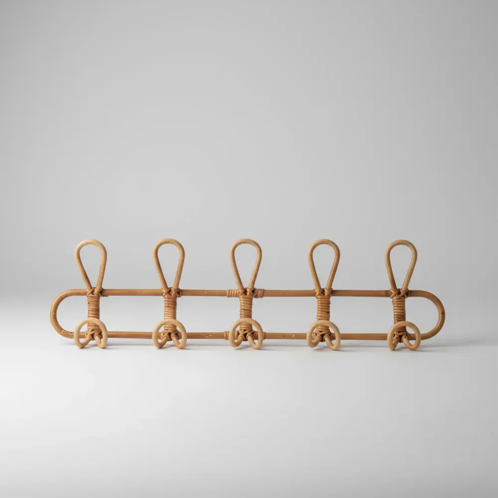 Handgewebter Rotan Wandhaken - RattanNook