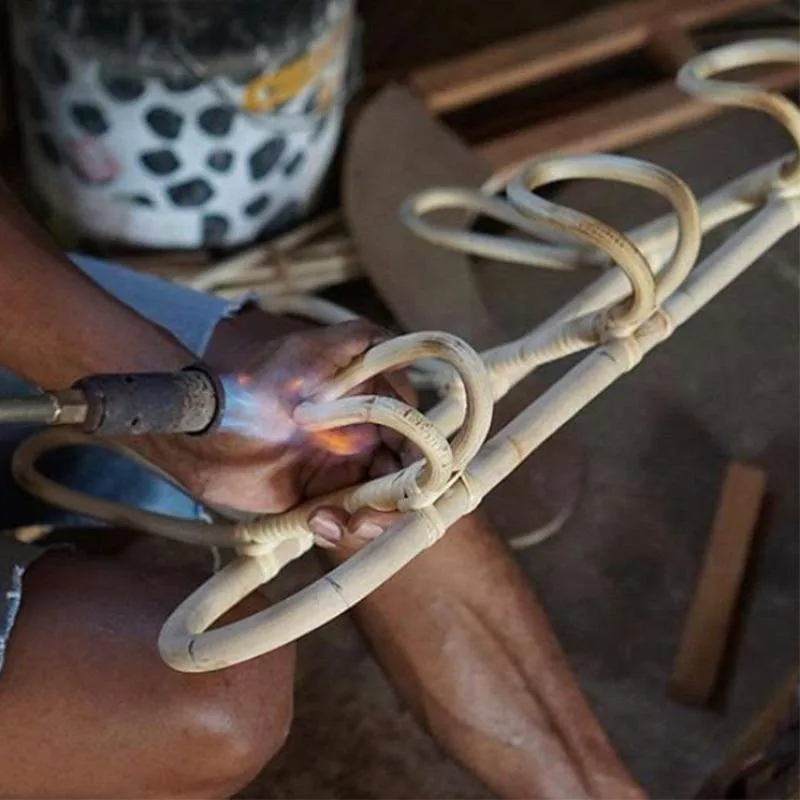 Handgewebter Rotan Wandhaken - RattanNook