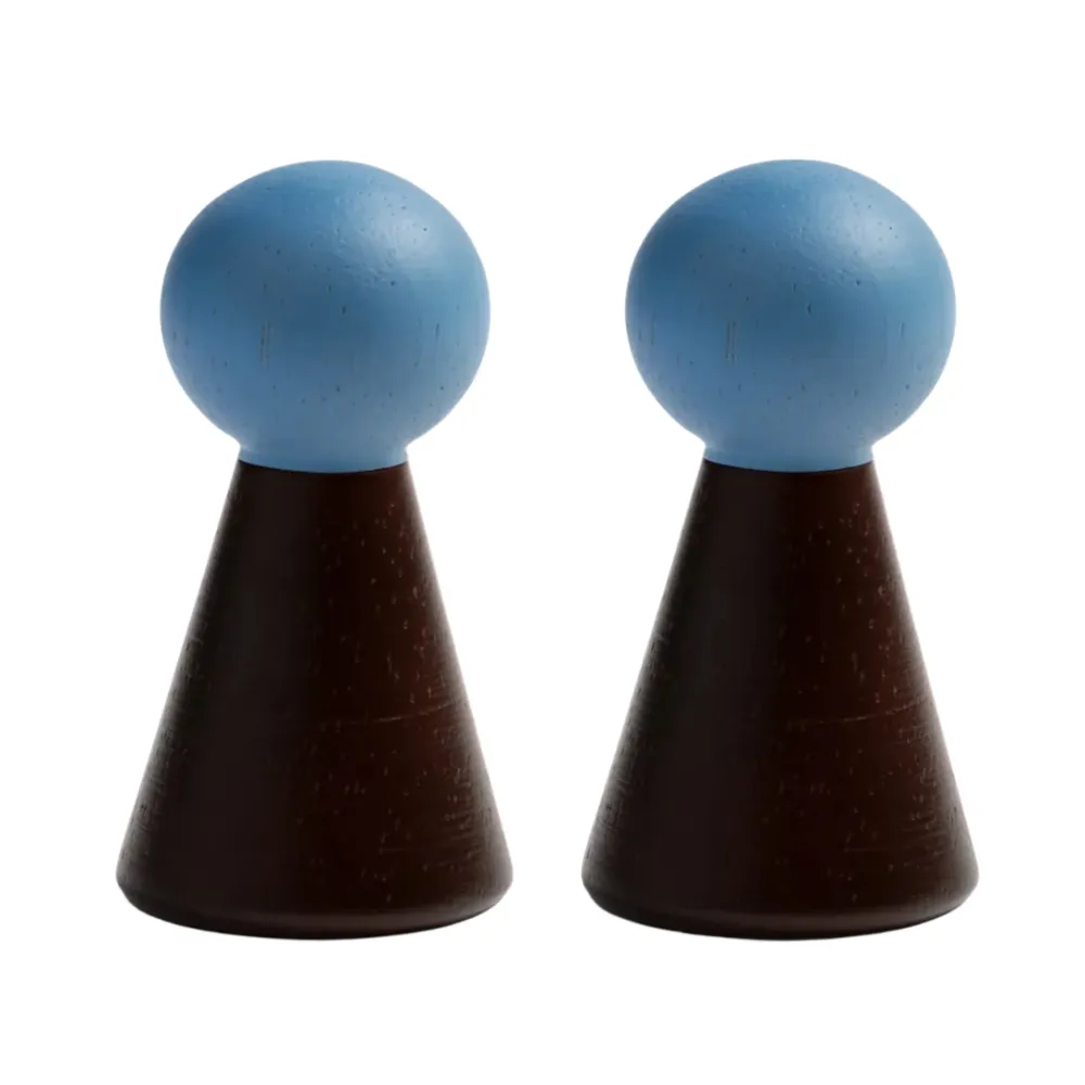 Wandhaken-Set HALMA burgunderrot mit Blau