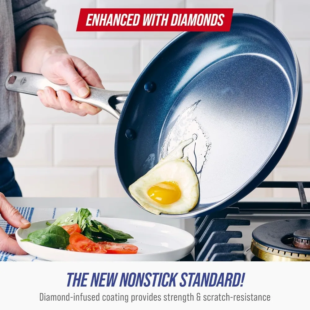 10-Piece Ceramic Nonstick Cookware Set