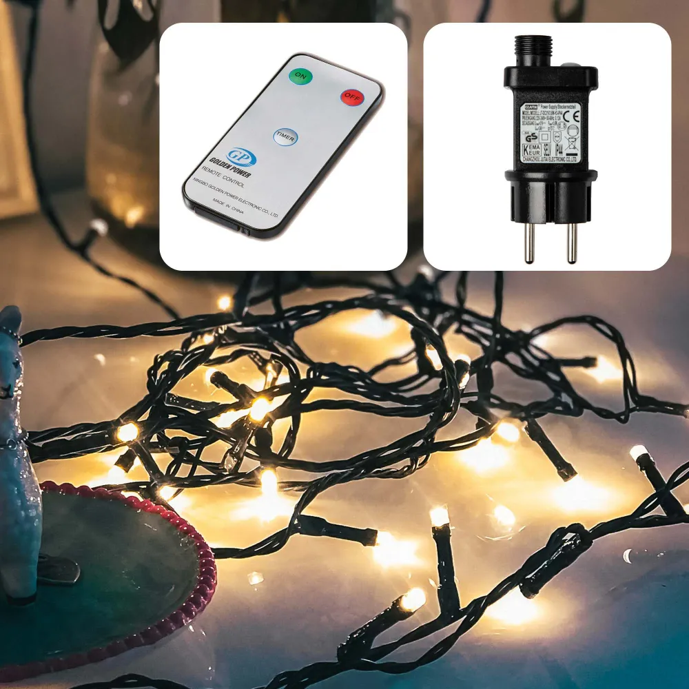 240-tlg. LED-Lichterkette, warm-weiße LEDs, Außen-Trafo_577167