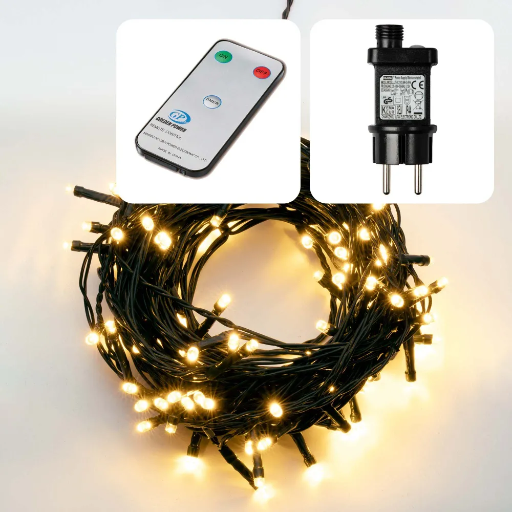 240-tlg. LED-Lichterkette, warm-weiße LEDs, Außen-Trafo_577167