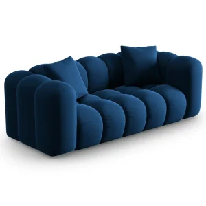 2-Sitzer-Samtsofa Halley Royal Granatapfel