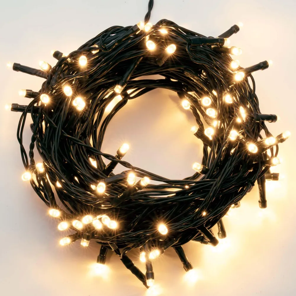 400-tlg. LED-Lichterkette, warm-weiße LEDs, Außen-Trafo_579482