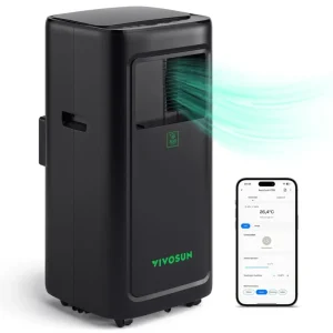 AeroLush C08 smartes Klimagerät mit 785 Watt und 4--1 Klimaprogramme