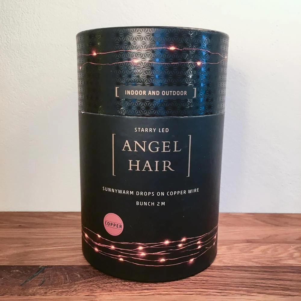 ANGEL HAIR LICHTERKETTE BÜNDEL 300 KUPFER
