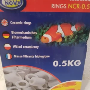 Aqua Nova Keramikringe 500g Filtermaterial Filtermedium im Filterbeutel Aquarium
