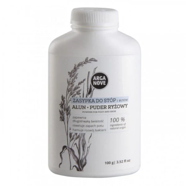 Arganove Alaun Reis-Puder Fußpuder 100 g