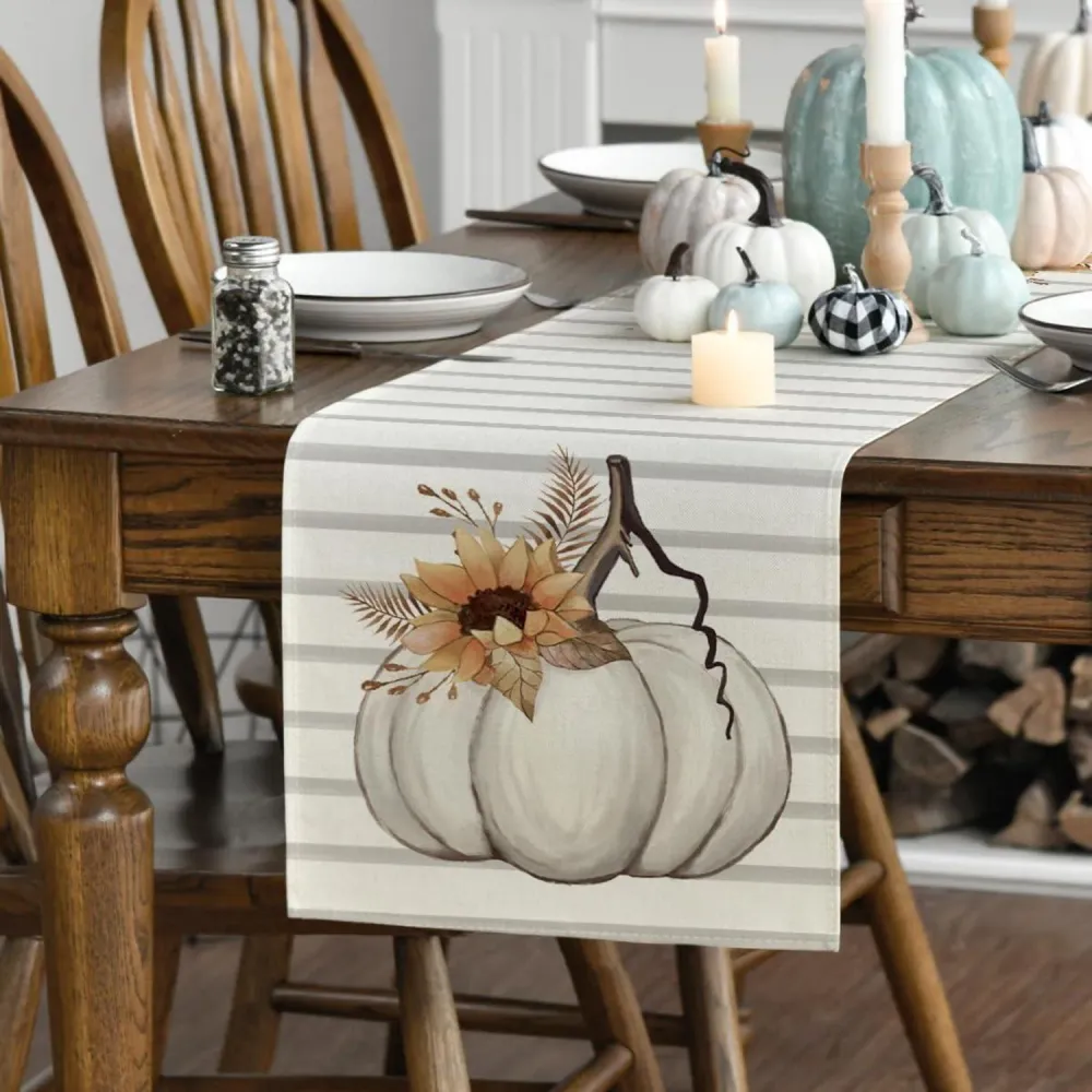 Artoid Mode Herbst Tischläufer 40x140 cm Beige