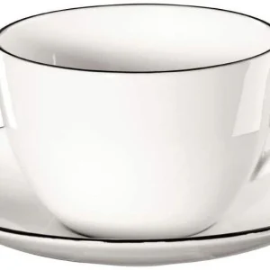 ASA Selection Tasse und Untertasse Table Ligne Noire 210 ml