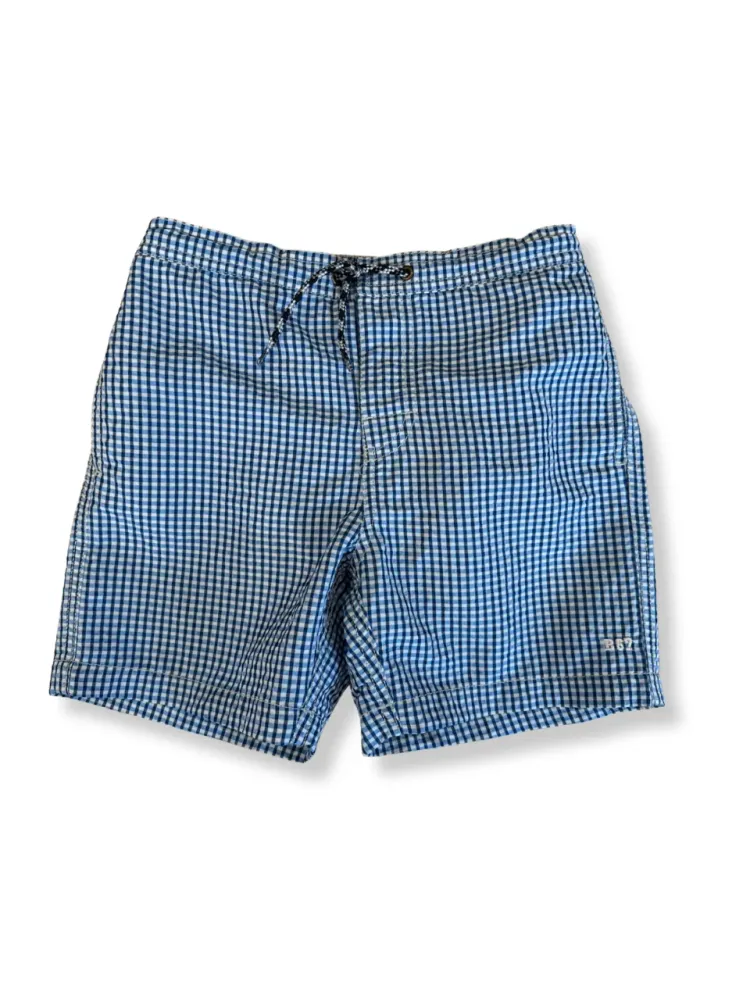 Badehose Jungs blau kariert Gr.10 | Bonpoint