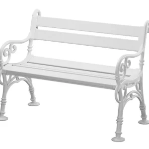 Bank LINDERHOF 2-sitzer von BLOME, Kunststoff weiss