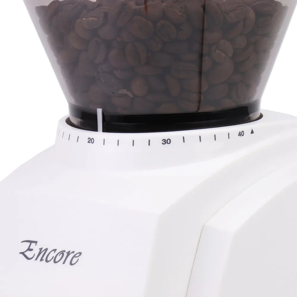 Baratza Encore elektrische Kaffeemühle - weiß B-Ware (Neuware, unbenutzt)