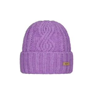 BARTS Farrah Beanie Zopfmuster Mütze Violet